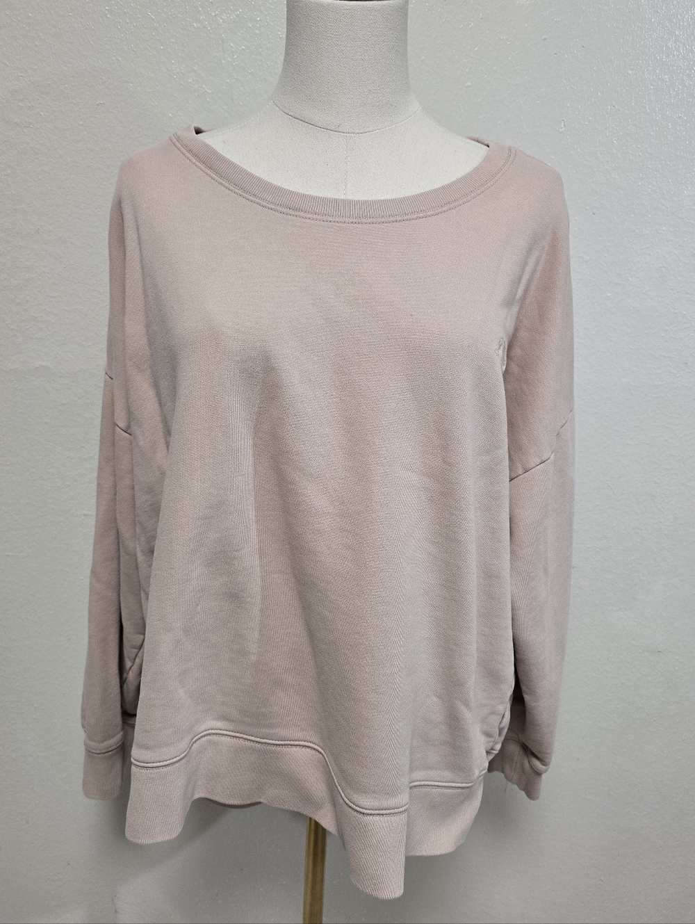 J. Crew University Terry Sweatshirt with Crew Logo Size XL